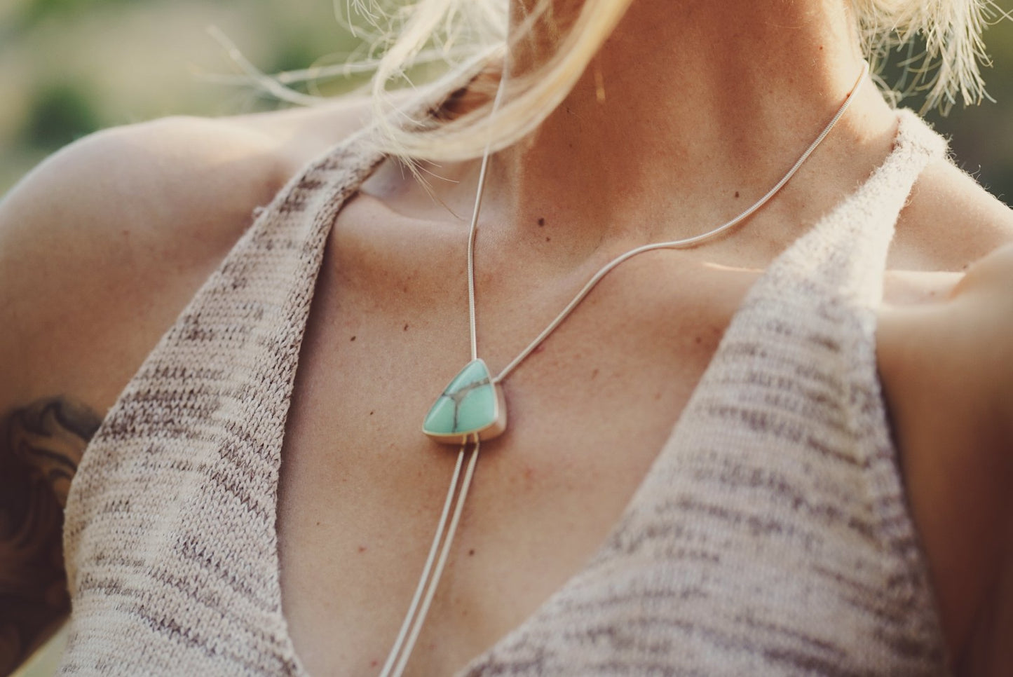 Triangle Desert Bloom Bolo
