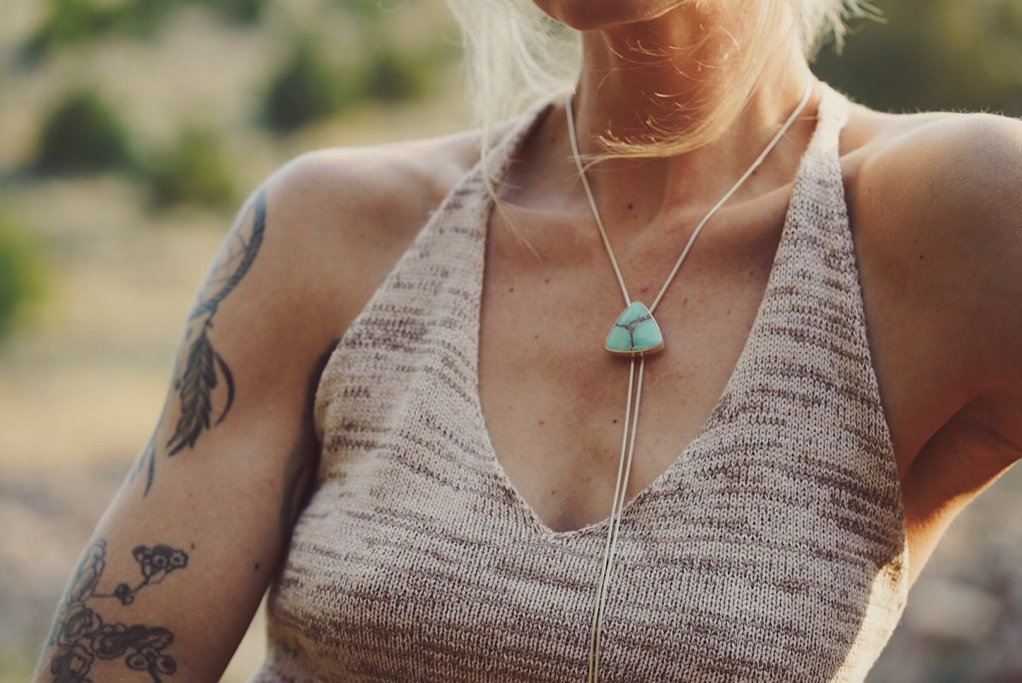 Triangle Desert Bloom Bolo