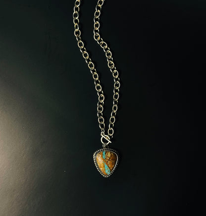 Royston Ribbon Turquoise Choker