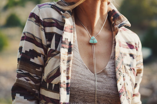 Triangle Desert Bloom Bolo