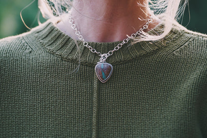 Royston Ribbon Turquoise Choker